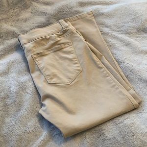 Wit & Wisdom ab-solution ankle skimmer pants khaki